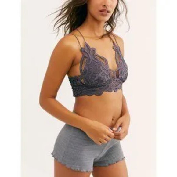Free People Other - FREE PEOPLE Adella Bralette / Charcoal
